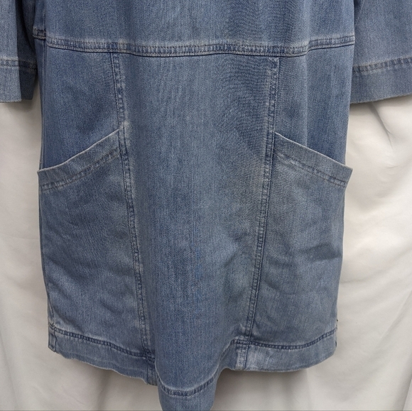 AG Adriano Goldschmied Long Sleeve Shift Dress Sz M - Picture 4 of 12